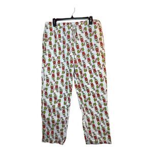 Hanna Andersson Dr. Seuss Grinch Christmas Lounge Pajama Pants Pockets Size L